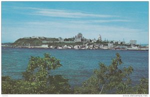 Across Lake, Chateau Frontenac, QUEBEC CITY, Quebec, Canada, 40-60´s