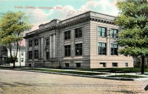 Wheelock Postcard Carnegie Public Library sheboygan WI