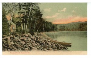 ME - Caratunk. Pleasant Pond  ca 1906