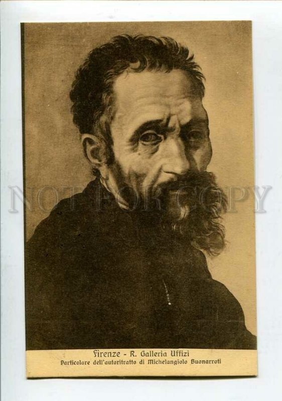 3149457 Self-Portrait MICHELANGELO PAINTER vintage PC