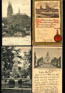 GRw 8 pc.Vintage Signed Selb I.B. Nurmberg Schoner Brunnen, Erlkonig, Rudolstadt