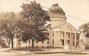 A57/ Dedham Massachusetts Ma RPPC Real Photo Postcard 1940 Court House Building