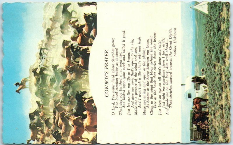 Postcard - Cowboy's Prayer