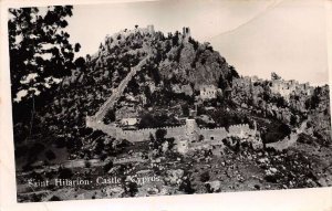 Kyrenia Cyprus Saint Hilarion Castle Scenic View Real Photo Postcard AA66160