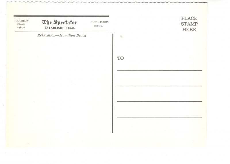 Relaxation, Hamilton Beach, Ontario,