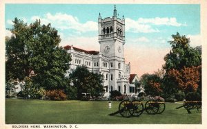 Vintage Postcard 1920's The Soldiers Home Washington D. C. District Columbia