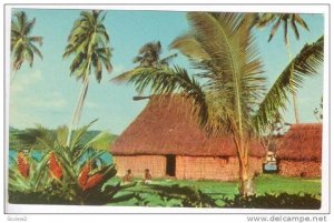 A Bure or house in Fiji, 1940-60s