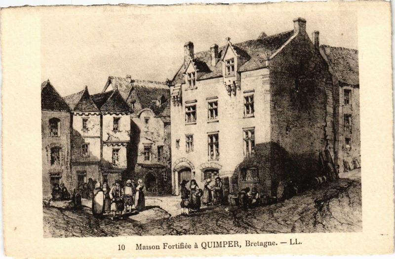 CPA Maison Fortifiée a QUIMPER Bretagne (206639)