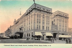 Cataract hotel and ninth Street Looking West Sioux Falls SD