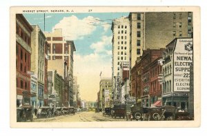 NJ - Newark. Market Street ca 1924