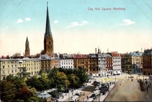 Germany Hamburg City Hall Square