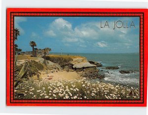 Postcard La Jolla Cove, La Jolla, San Diego, California