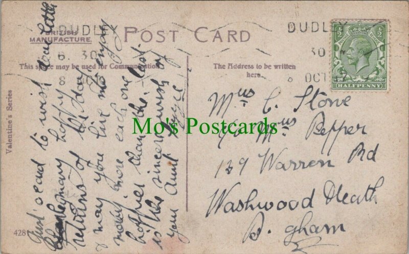 Genealogy Postcard - Stone / Pepper - 139 Warren Road, Washwood Heath RF7820