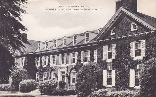 North Carolina Greensboro Annie Merner Hall Bennett College Artvue