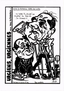 CPA AK LARDIE caricature - Les rois du repassage: Barre and Chirac (285414)