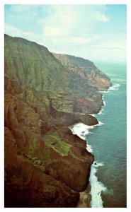 The Cliffs Na Pali Coastline Kauai Hawaii Postcard