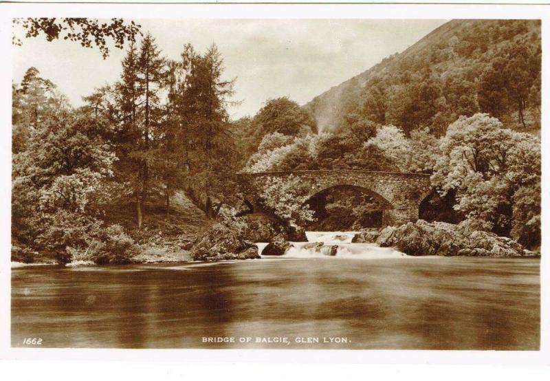 BRIDGE OF BALGIE  GLEN LYON RP PUBLISHER JB WHITE