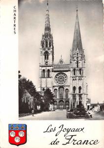 BR5955 Chartres La cathedrale Facade Principale  france