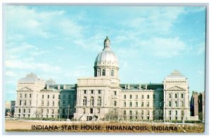 Indiana State House Mansion Capitol Building Indianapolis IN Vintage Postcard 