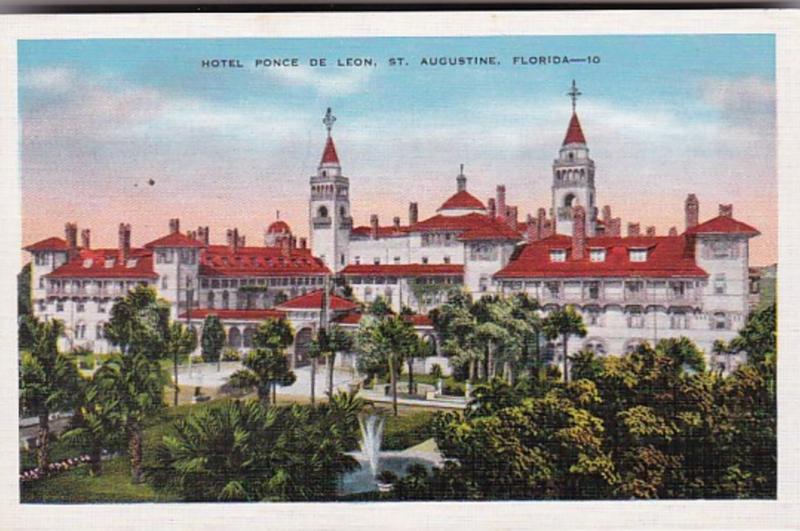 Florida St Augustine Hotel Ponce De Leon