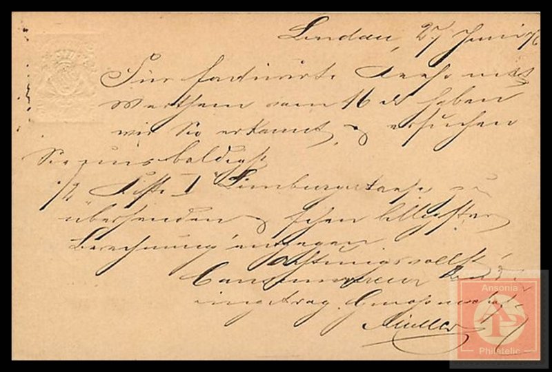 Kingdom of Bavaria Postcard