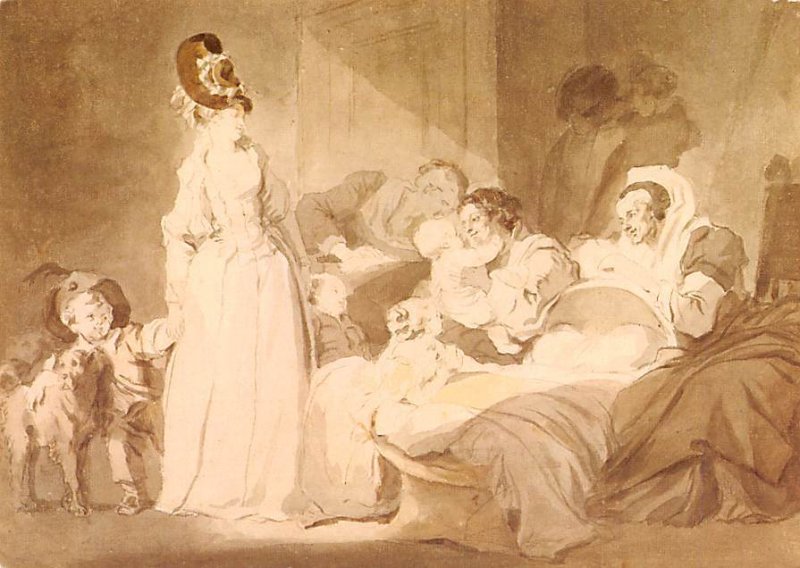 Jean Honore Fragonard   Visit to the Nurse 