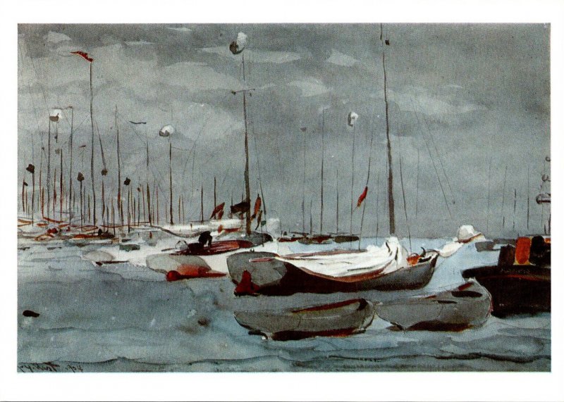 Painting Fishing Boats Key West Winslow Homer