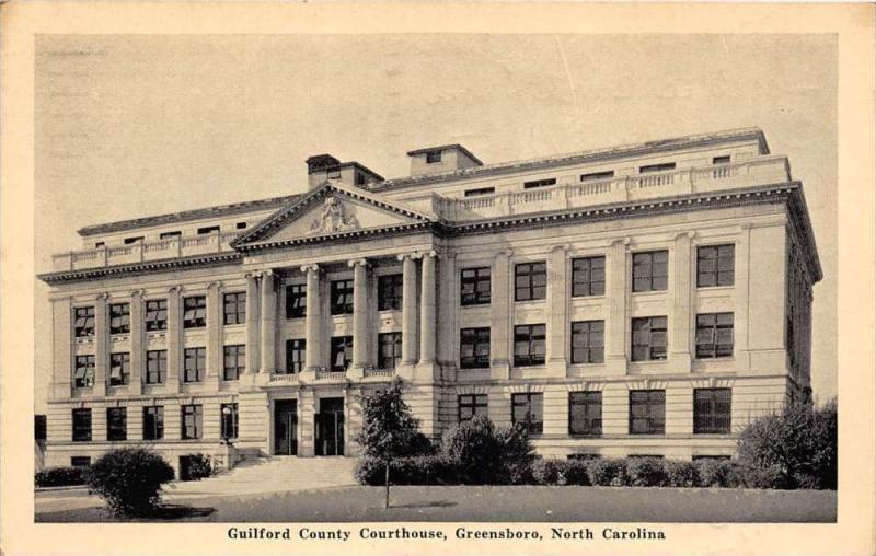 North Carolina  Greensboro    Guilford County Courthouse