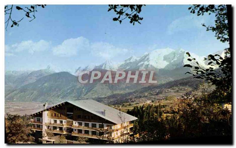 Postcard Modern Combloux Mont Blance Chamonix Needles