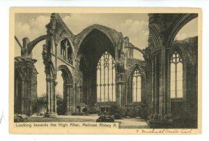 UK - Scotland. Melrose Abbey, Looking Toward the High Altar