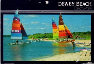 Sail Away in Dewey Beach DE Postcard PC65