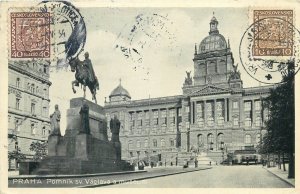 Lot 4 postcards Czech Republic Prague 1934 