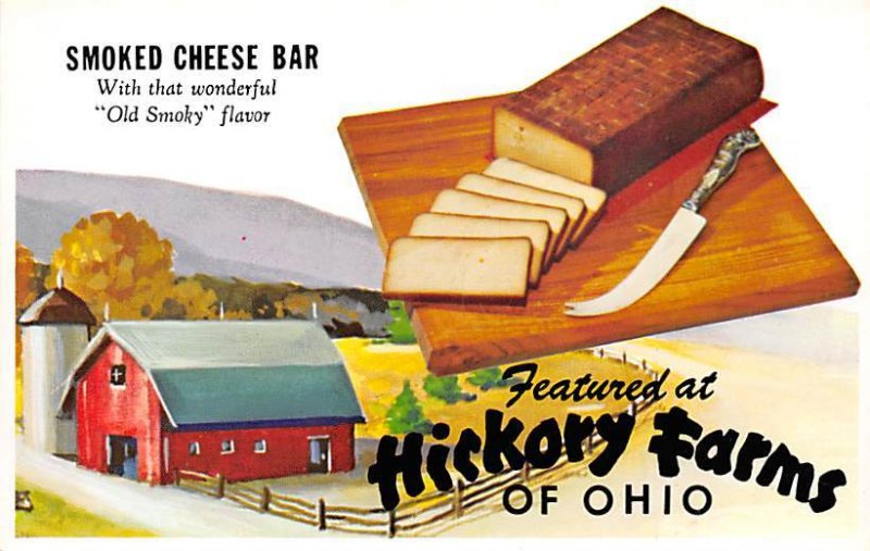 Smoked Cheese Bar Hickory Farms of Ohio, USA Dairy Related Unused 