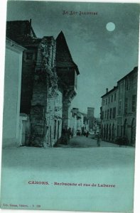 CPA CAHORS-Barbacane et rue de Labarre (261767)