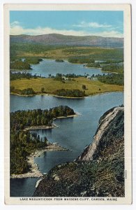 Camden, Maine, Lake Megunticook From Maidens Cliff