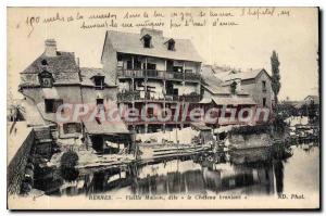 Old Postcard Old House Dite Rennes Le Chateau Rocky