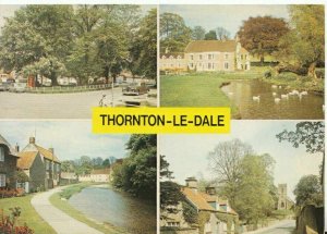 Yorkshire Postcard - Views of Thornton-Le-Dale - Ref TZ2788