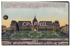 Postcard Old Rennes Le Palais du Commerce