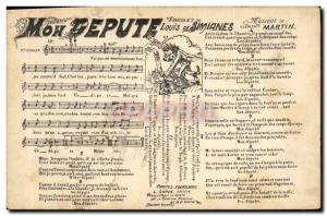 Old Postcard My MP Louis Martin Simianes