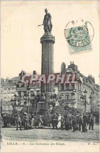'Old Postcard Lille''s column seat'