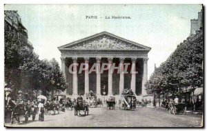 Old Postcard Paris La Madeleine