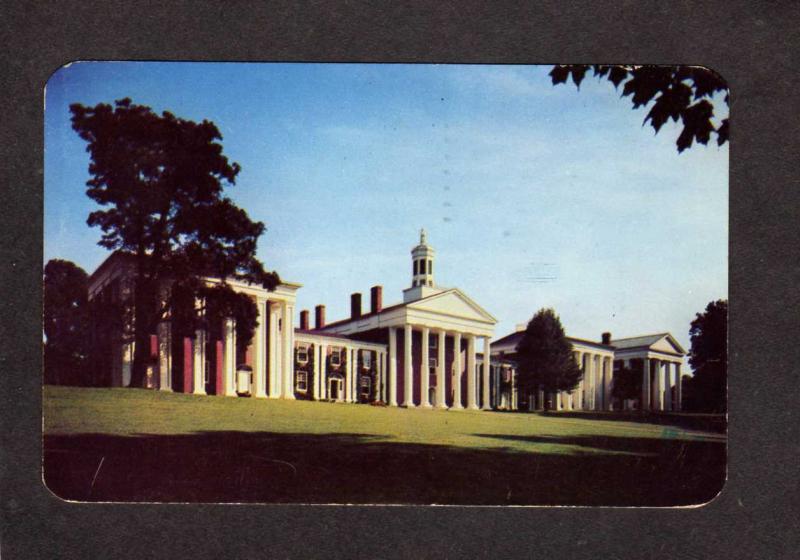 VA  Washington and Lee University Univ Lexington Virginia Postcard