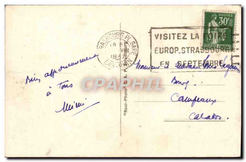 Postcard Old Strasbourg Vue Generale