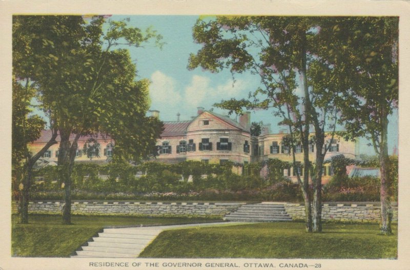 Canada Postcard - Residence of The Governor General, Ottawa  RS21234