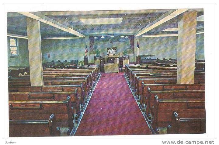 Interior, Family Baptist Church, Bronx, New York, 40-60s