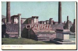 Postcard Ancient Pompeii Tempio Di Apollo