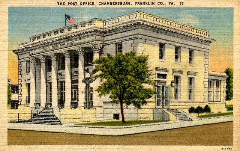 PA - Chambersburg. Post Office