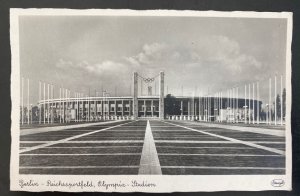Mint Germany RPPC Postcard Berlin 1936 Reich Sport Field Olympic Stadium