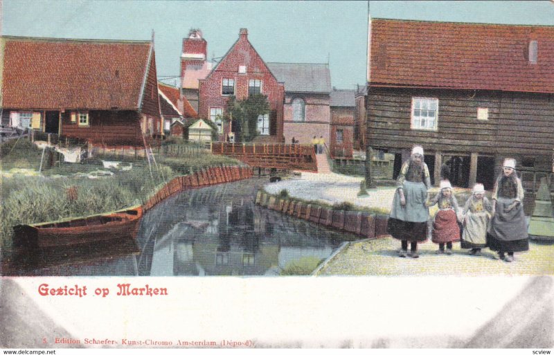 Women & Children, Gezicht Op Marken (North Holland), Netherlands, 1900-1910s