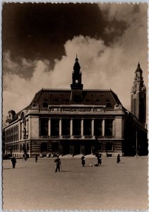 Charleroi Hotel De Ville Stadhuis Belgium Office Bldg. Real Photo RPPC Postcard